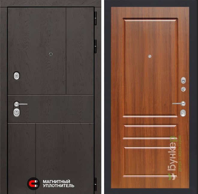 Входная дверь в интерьере серии «URBAN» модель 5 бренди