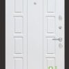 Входная дверь фото серии «LOFT» модель 16 Белое дерево