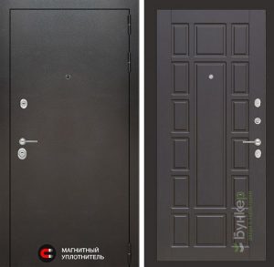 Входная дверь в интерьере серии «LOFT» модель 17 Венге