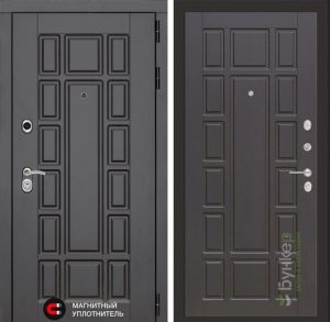 Входная дверь в интерьере серии «NEW YORK» модель 17 Венге
