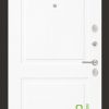 Входная дверь в Уфе серии «SILVER» модель №14 Софт белый
