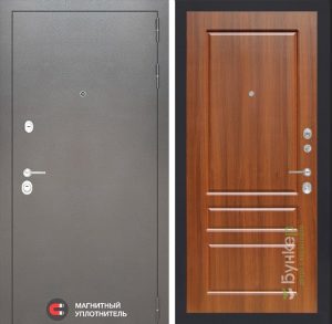Входная дверь в интерьере серии «SILVER» модель 5 Бренди