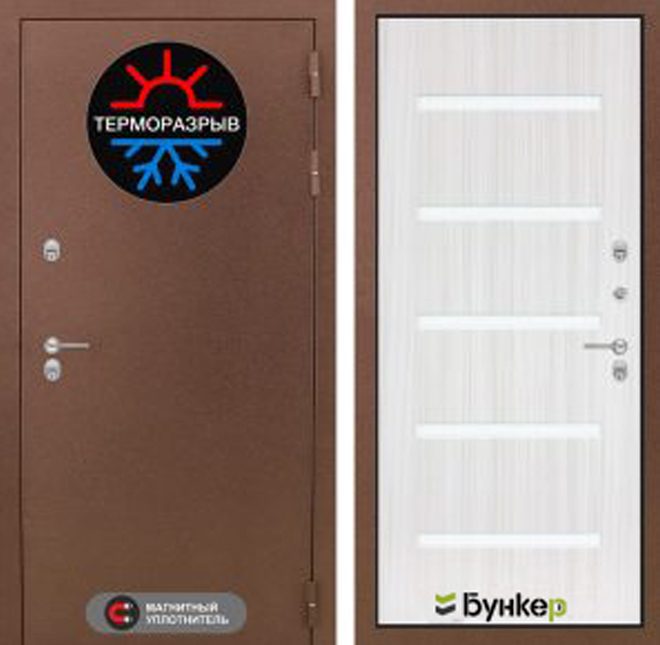 Входная дверь серии "ТЕРМО-3" модель 3