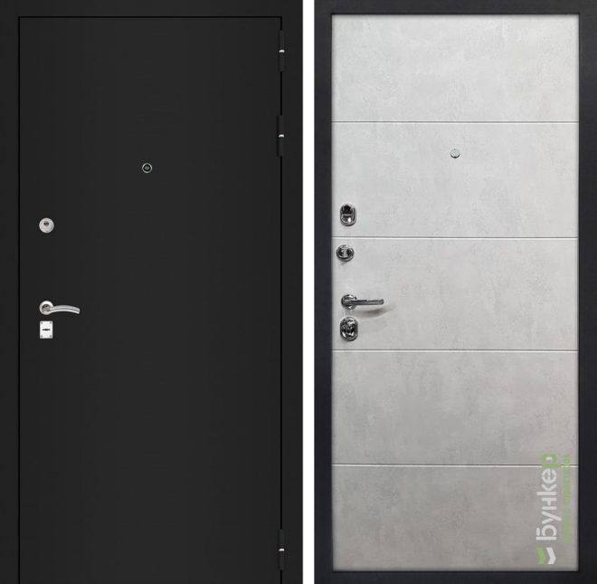 Входная дверь цена серии «GARANT» модель №22 бетон серый